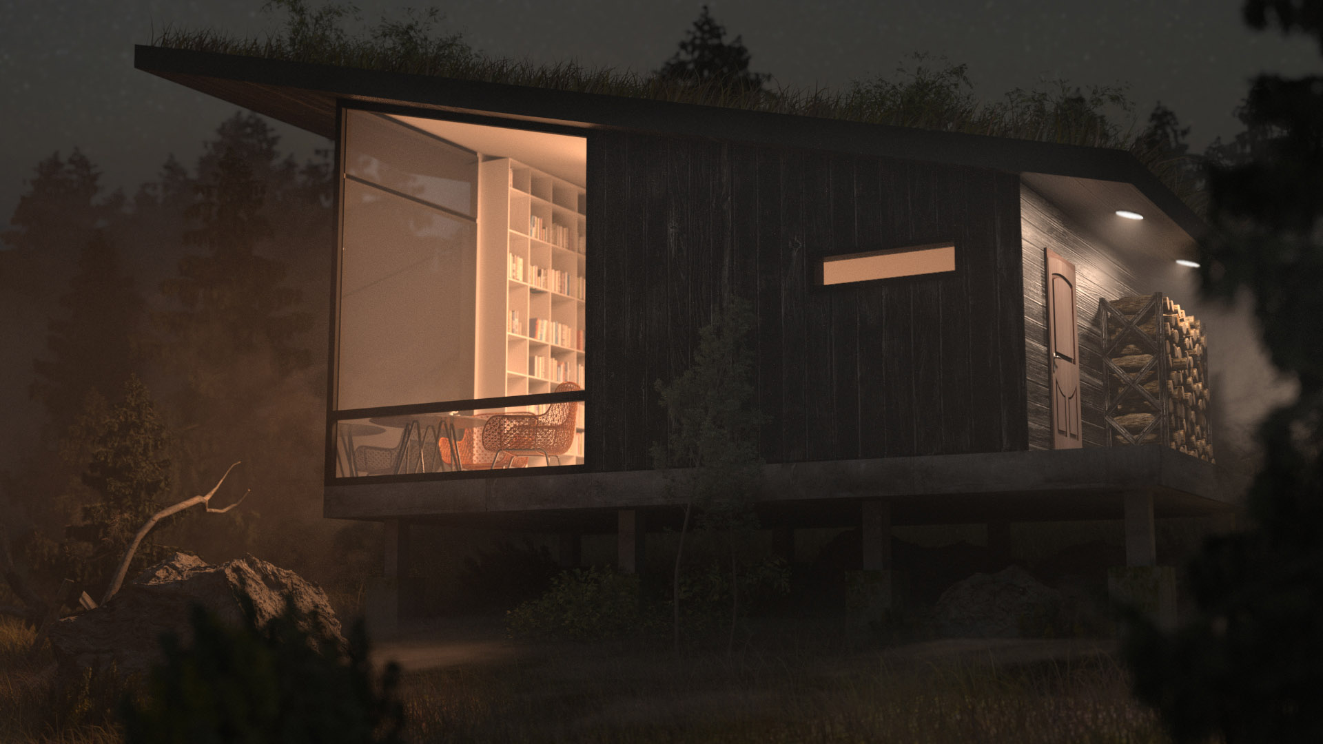 Cabin_Night